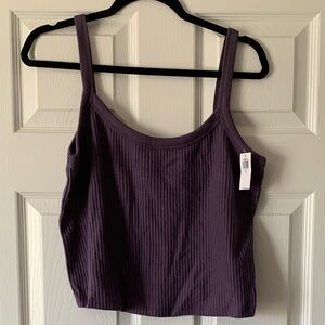NWT Old Navy Lavender Ribbed Top